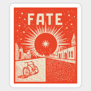 Fate Propaganda Poster Vintage WPA Style Art Sticker
